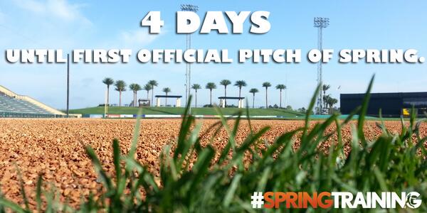 Can you feel it? #SpringTraining