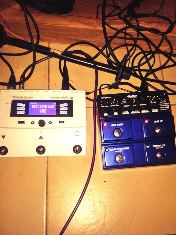 Aprendiendo a usar las nuevas adquisiciones!  #voicelive #jamMan #music #grosisimas