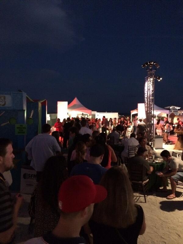 shakeshack's tweet photo. Winner: Longest line at #SOBEWFF Best of the Munchies. 125 deep easy. And we're cranking out the burgers. Boom! http://t.co/YGIMfTPcMm