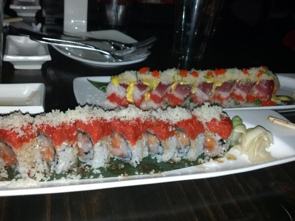 carylbeth's tweet photo. Sushi overload http://t.co/b9Qrs9cVOs