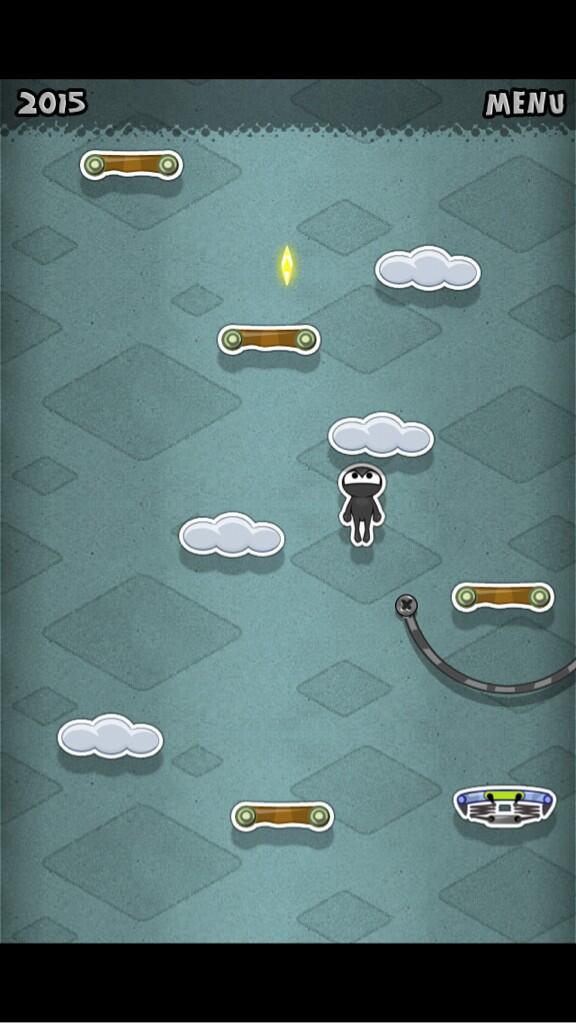 reclugeek's tweet image. Ya probaron la app gratis de hoy? #JumpAndFly es como Doodle jump