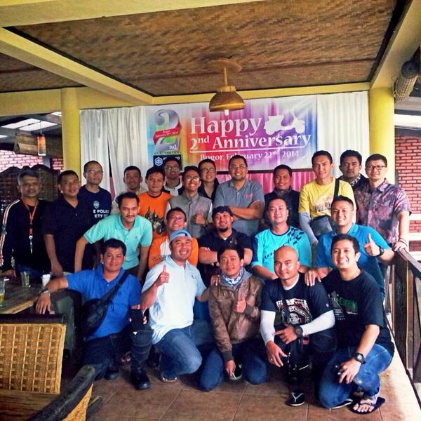 Perayaan ultah ke 2 poc dipenuhi oleh hujan jkt bgr jkt. Trm ksh semua. Terutama team bandung yg sdh merapat ke bgr