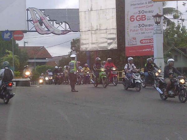 PH Pagi Anggota di SCJ Jepara, Arus Lalin Ramai Lancar, Cuaca Cerah..