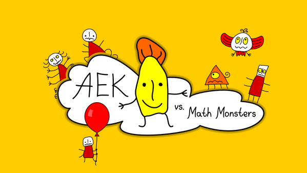 "Aek in the Bogeyland" is re-branded as "Aek vs. Math Monsters".