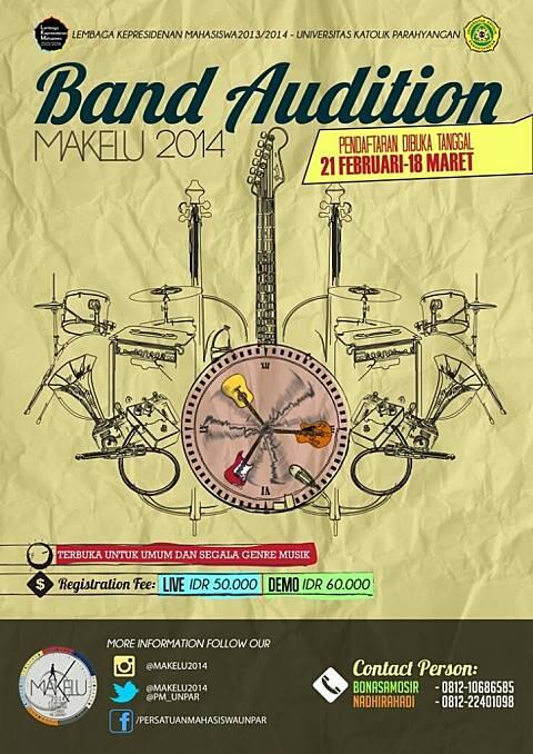 parahyanganfair's tweet photo. Let's join us at MAKELU2014! Open registration for Band Audition 21 Februari - 18 March! http://t.co/4iBlPu5RkE