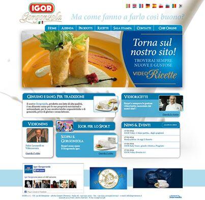 Ecco la nuova veste grafica del nostro sito... igornovara.it #igorgorgonzola