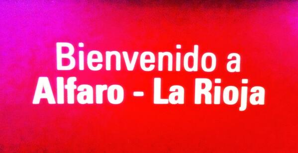 Segundo día de rodaje en #Alfaro. Conseguiremos ser el <a href="/pueblodivertido/">Pueblo más divertido</a>??? Proximamente en <a href="/La1_tve/">La 1</a>...