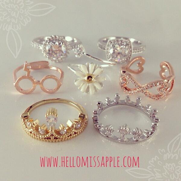 hellomissapple's tweet photo. new dainty rings from #hellomissapple http://t.co/WLRzPeZ4E2 #accessories #fashion #ring http://t.co/JLNLgqIthn