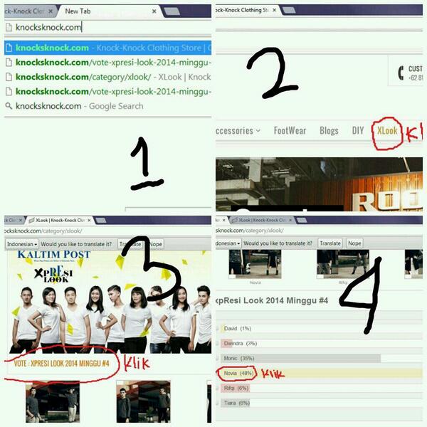 Ayo yang belum vote segera vote. Yang masih bingung cara ngevotenya bisa lihat langkah langkah berikut ini. thankyou