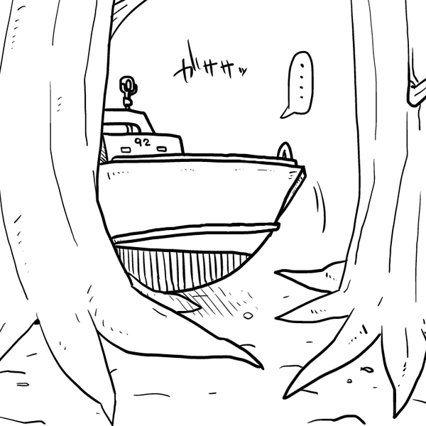 こんな意味不明なまんが描いてます 
