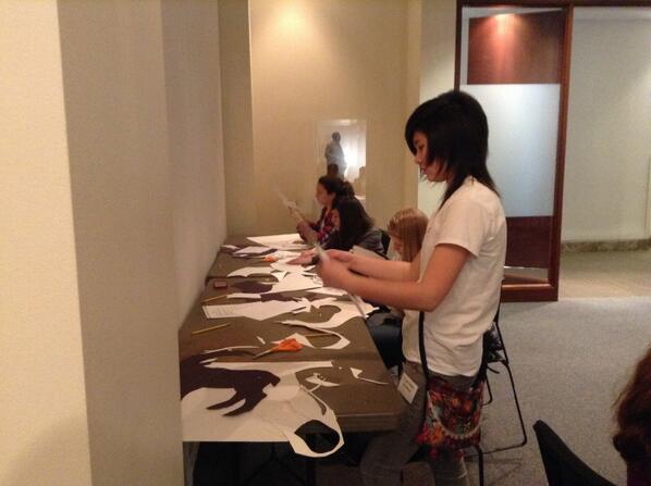 MiddleGalloway's tweet image. Kinetic mobile of animal spirits of @gallowayschool #gwayhe #gwayhespirit