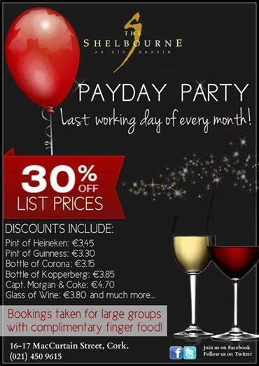 Payday is almost here! Get planning! Check this out! #cork #payday #offer