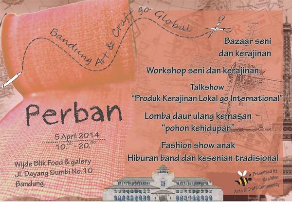 yukk yg suka seni n cinta kreasi dateng k event keren ini tgl 5 april 2014 mhon dukungan n bantu RT pak <a href="/ridwankamil/">Ridwan Kamil</a>