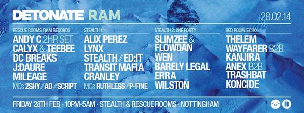 RAMrecordsltd's tweet photo. LAST TICKETS LEFT for #NottingRAM THIS FRIDAY
Get them now!
http://t.co/JbRFQtxt9k
http://t.co/O43wUEMNbu