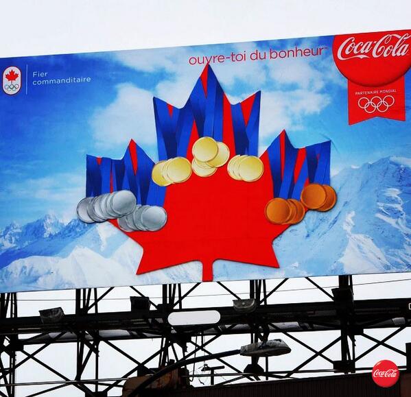 cocacola_ca's tweet photo. Such incredible performances these past 2 weeks & a total of 25 medals! Thanks, Canada! What are you #inspiredto do? http://t.co/CkZ2kXPi7d