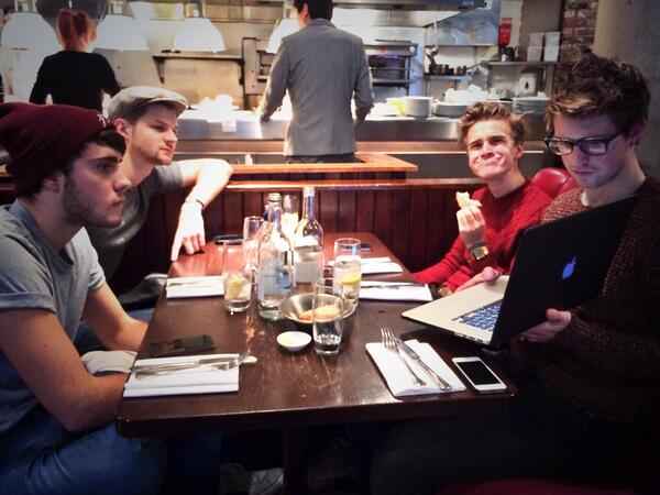 I love that we can go out for lunch and just socialize without getting distracted by the internet.