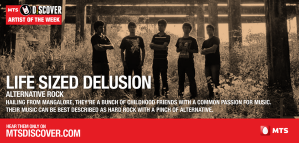 MTS_India's tweet photo. The MTS Discovered #ArtistOfTheWeek is @LifeSDelusion. RT &amp; Catch their music on http://t.co/TD1pFNkJeg NOW. http://t.co/TdFbP0OBuM