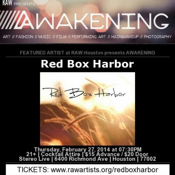 RedBoxHarbor's tweet image. Get your tickets to our show in Houston on Thursday at Stereolive! Rawartist.org/RedBoxHarbor