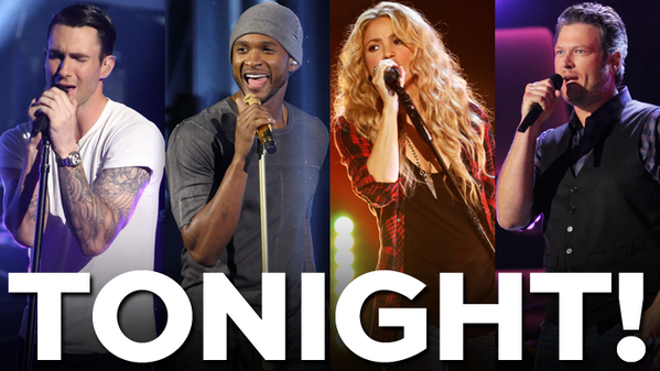 NBCTheVoice's tweet photo. FIVE HOURS until the #VoicePremiere. RETWEET if you'll be watching with us at 8/7c! http://t.co/F0AFkxZTrr