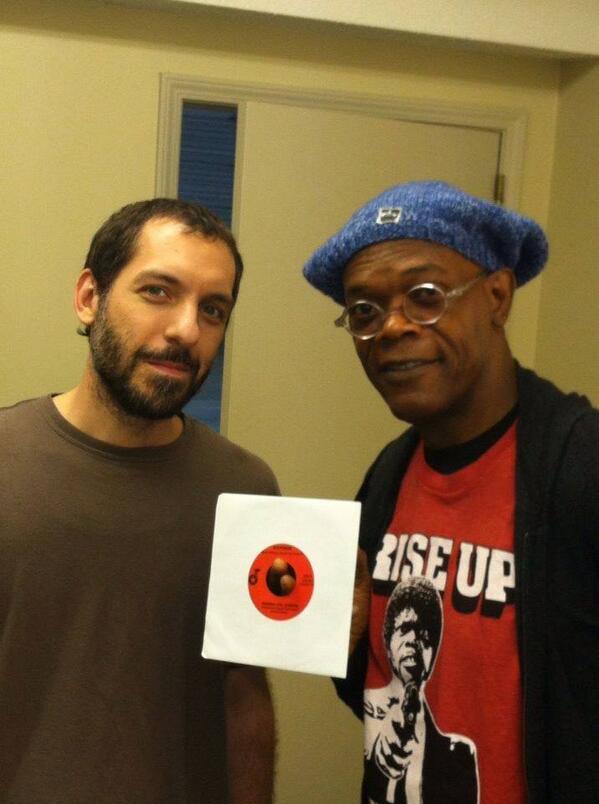 GASoulCouncil's tweet photo. Samuel L. Jackson digs the new GSC 45! you can dig it too, over at @DustyGroove.com #funk #souljazz #funky45 #gasoul http://t.co/st2a83SyVg