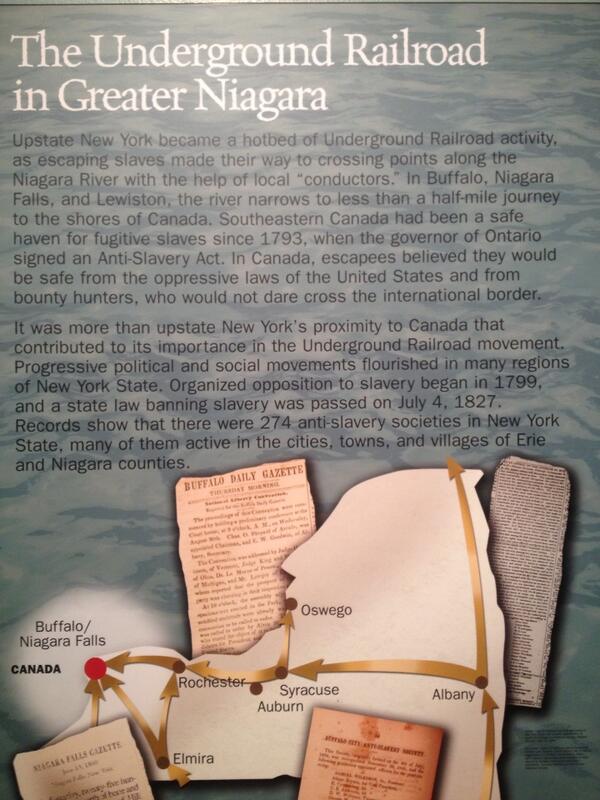 Learning the significance of Buffalo as part of the Road to Freedom