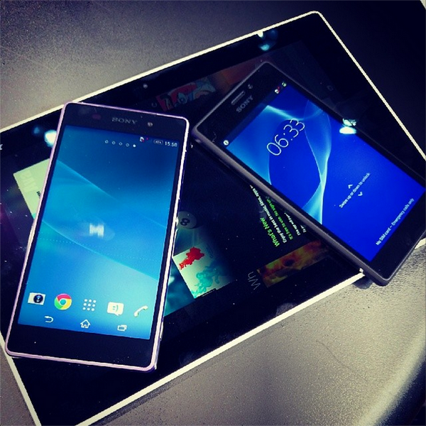 AndroidTechCam's tweet image. Desde Barcelona estos son los nuevos miembros de la familia #Sony #Xperia: #XperiaZ2, #XperiaM2 y #XperiaZ2Tablet