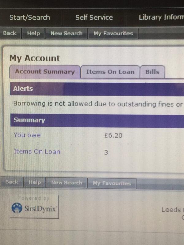 LatifahMcintosh's tweet image. Hate this.... #libraryfines