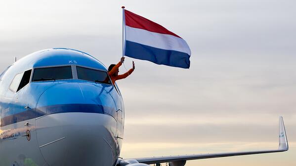 Dat was vast een leuke ervaring <a href="/ireenw/">Ireen Wüst</a>! #teamNL #OS2014 #KLM