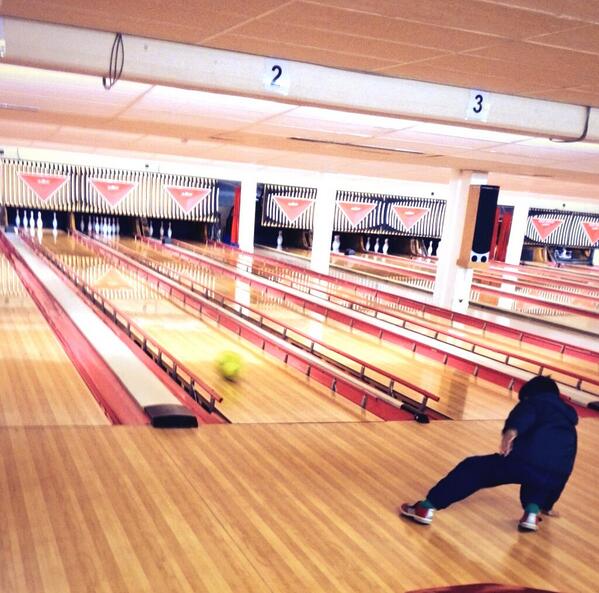 Decided to spend more quality time with my family this holiday. So here we go, day 1: bowling! #morequalitytime2014