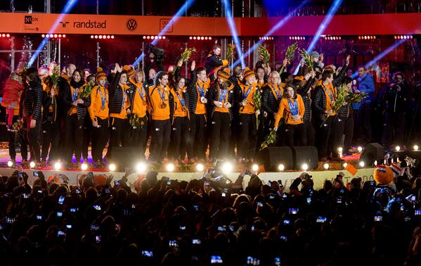 Warm Welkom Thuis voor Olympic TeamNL in Assen bit.ly/1lfGZ8T #GoTeamNL