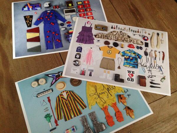 FallonTonight's tweet image. Jimmy signed some Things Organized Neatly prints! Want one? Here's how: bit.ly/1mspGiW #FallonTonight