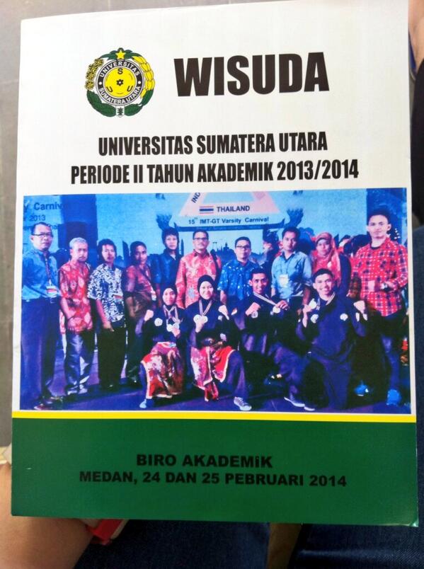 Muhammad Fachrurrozi Twitter Tim Silat Jadi Cover Buku Wisuda 2013