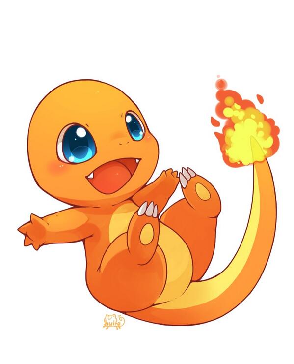OneWithFire's tweet image. *After a flash of light, the Pokémon inside of the egg turns out to be a: Charmander!*
