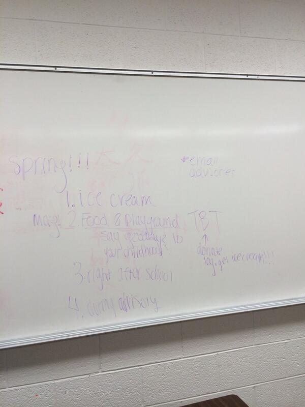 BHHSKeyClub's tweet image. Spring goals! Freshman campus advisory and a group walk for a cause to bond!