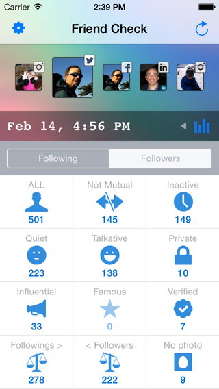 Version 2.1 NOW AVAILABLE with brand new Twitter Analytics add-on! Anyone famous following you?