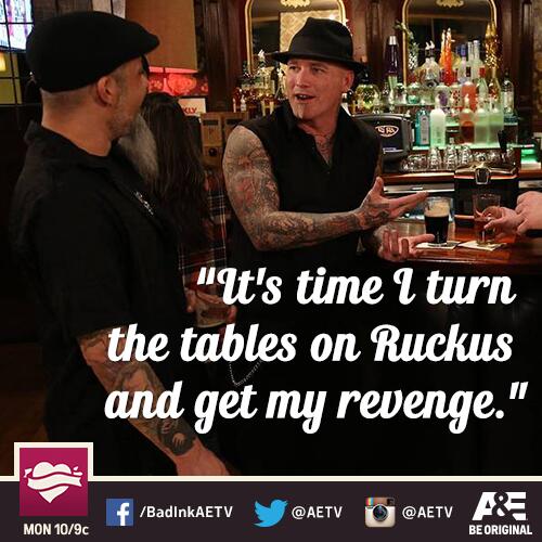 AETV's tweet photo. TONIGHT on #BadInk: @DirkVermin gets his revenge with the help of Ruairi, the makeup artist for @HistoryVikings! http://t.co/MCgbmhEDVQ