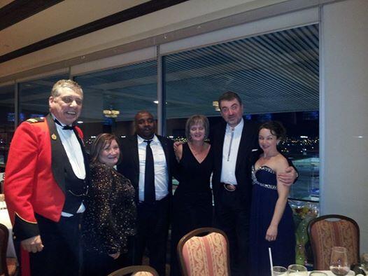 Maple_Crescent's tweet photo. Padre Phil Ralph-National programme director Wounded Warriors and friends at Horses Help Canada Black Tie Gala. http://t.co/2u5z2A3Vur