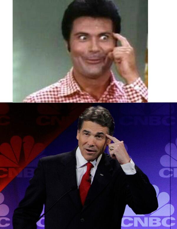 texyellowdogdem's tweet photo. MT @1RustyScupper Here's your #Rick_Perry before he put on the Tea Party smart glasses.... http://t.co/xXR4ie1ikU