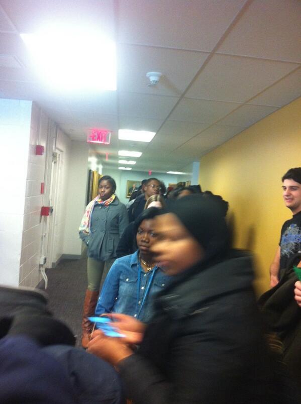 First summit! Students from different schools are here! So excited! #phillyeducation