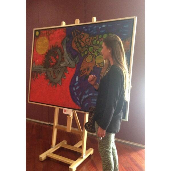 ferpagl's tweet photo. #100happydays #day10 visita de Kuwait a la fundacion John Langdon Down #artists http://t.co/ccswXBMG6H