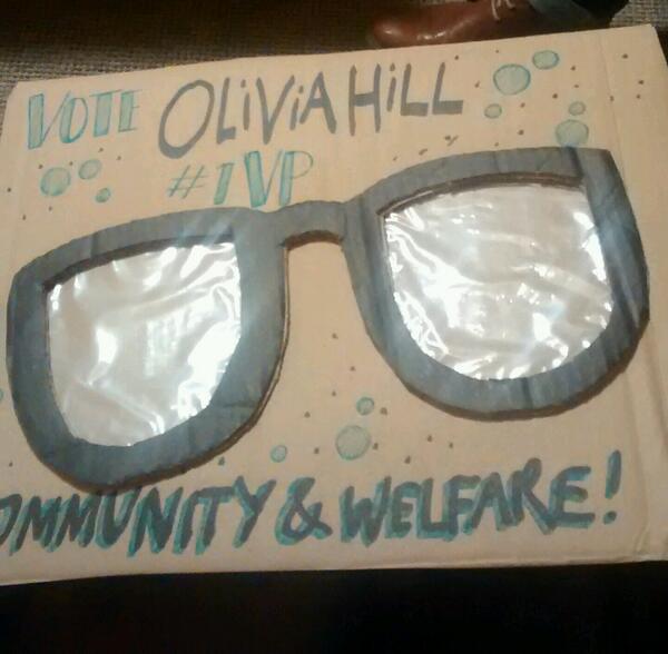 OliviaVPWelfare's tweet image. Come and say hi @LoveDoughEvents  tonight, we've got our banner ready! #MakingASpectacle