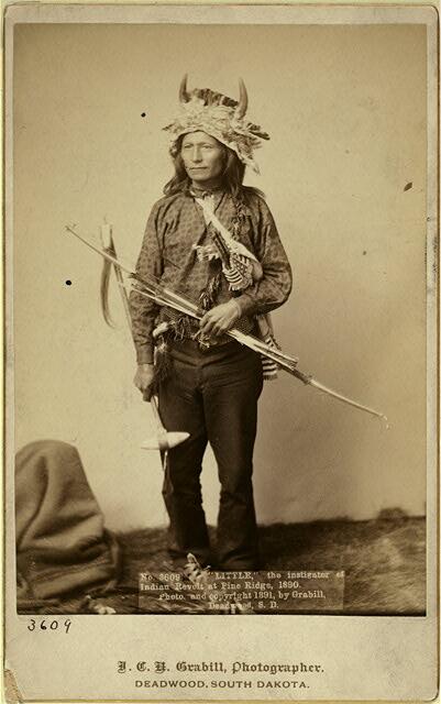 HistoryHour's tweet image. "Little," instigator of Indian Revolt at Pine Ridge, 1890