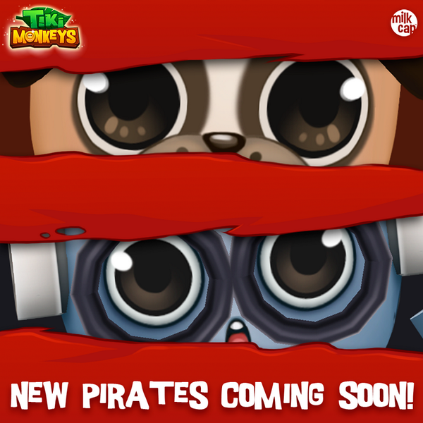 MilkCapStudios's tweet photo. Big update announcement! New feature and characters coming soon, get ready to meet more of the crew! #TikiMonkeys http://t.co/RGyYr9gZut