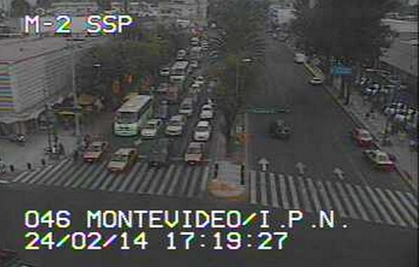 ZN Av. Instituto Politécnico Nacional muestra #circulaciónconstante de Eje 4 Norte hacia Calzada Ticomán