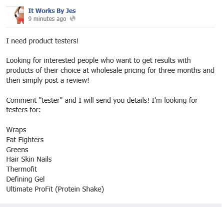 jes2dance's tweet photo. I need product testers! Text me 610-739-6302 if you're interested!! http://t.co/U9YHdLxmea