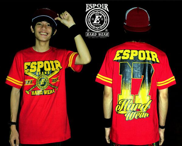 CODE : ESPOIR RED17 || IDR : 85.000 || SIZE : M L XL XXL || INFO ORDER : 089604138151 / 21AC31EE (pin BB)