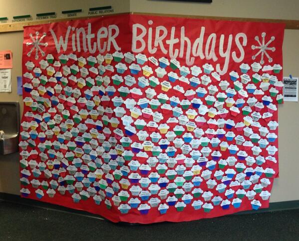 EastlakeUpdates's tweet photo. If your birthday was this winter (dec-feb) your cupcake is now up on the wall! Please take yours and enjoy🎉 http://t.co/8j813iWFbv