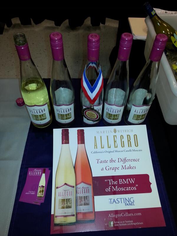 Great job at the SFWE Seattle.  You guys sucked down 1/2 case of M&amp;W Moscato in 3 hours!  I am going to ice my arm!