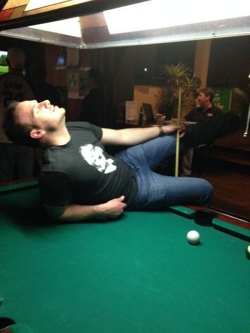 DanielWyher's tweet image. mine's bigger than yours #poolstick