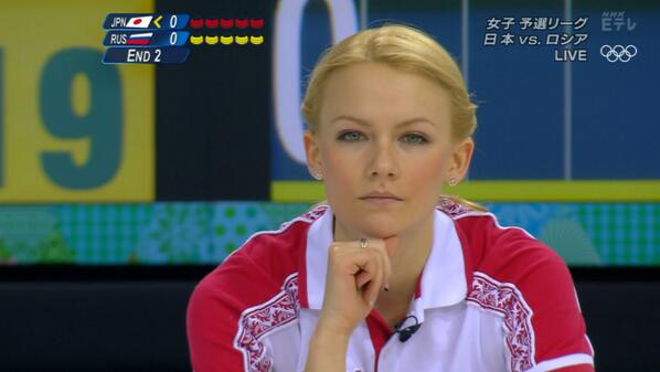 ソチオリンピック美人アスリート カーリング女子 ロシア代表の美女アレクサンドラ サイトワ選手 Http T Co Pn5eay1j06